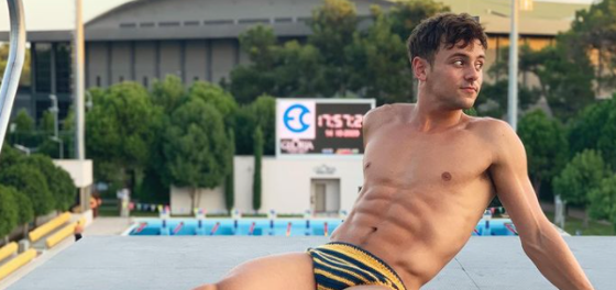 PHOTOS: Gold medalist Tom Daley has a vast collection of Speedos