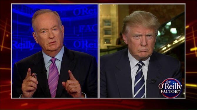 Bad news if your name happens to be Donald Trump or Bill O’Reilly