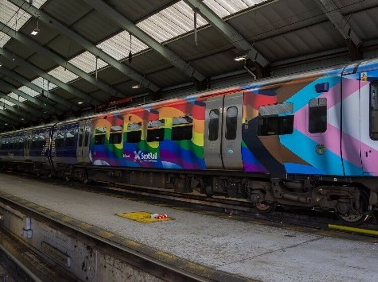 Train operator delivers perfect response to critics of its new rainbow train