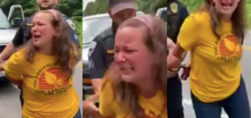 Psychotic school board official has homophobic meltdown while resisting arrest and OMG you guys