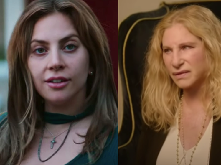 Barbra Streisand wasn't as impressed by Lady Gaga's "A Star Is Born" as she pretended to be