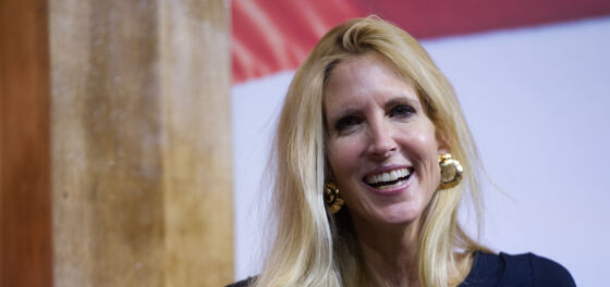 Wikipedia was vandalized with giant swastikas and nobody got more excited about it than Ann Coulter
