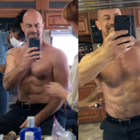 WATCH: Christopher Meloni says he’s “Fire Island ready” after getting oiled up