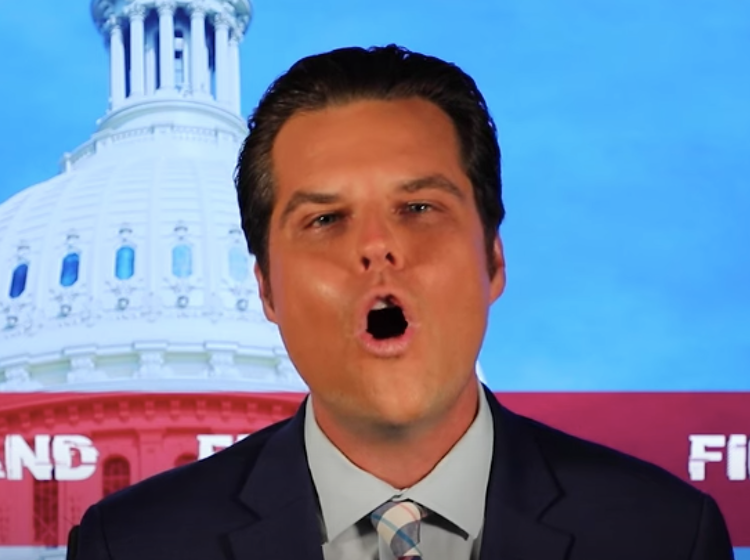 The latest turn in Matt Gaetz’s teen sex trafficking case probably has him wetting the bed