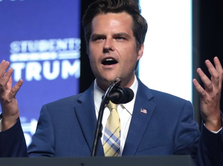 Matt Gaetz suggests fishing is the answer to all of life’s problems