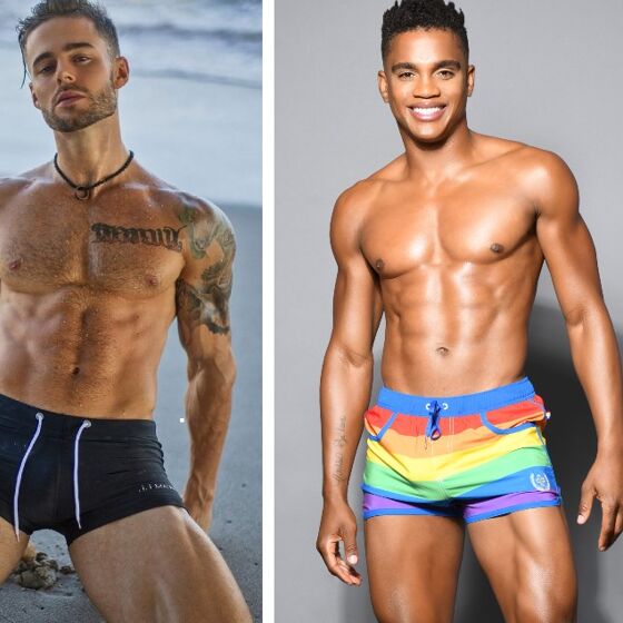 New swimwear designs from gay-friendly labels
