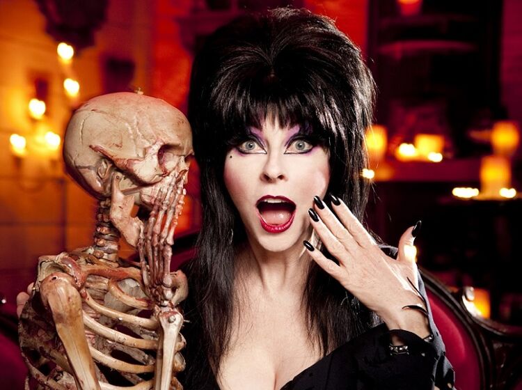 Cassandra Peterson, aka Elvira, Mistress of the Dark, comes out