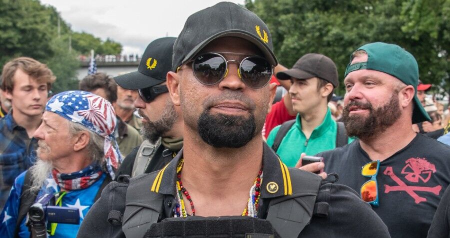 Proud Boys leader says members sometimes slap each other’s butts to resolve disputes