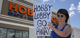 The homophobes at Hobby Lobby are having a very crappy week