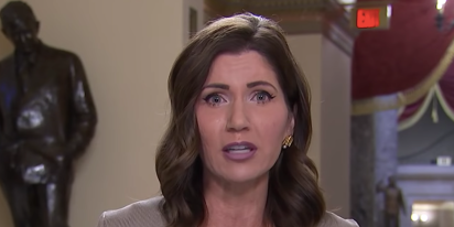 Gay-hating Gov. Kristi Noem just got a double dose of bad news