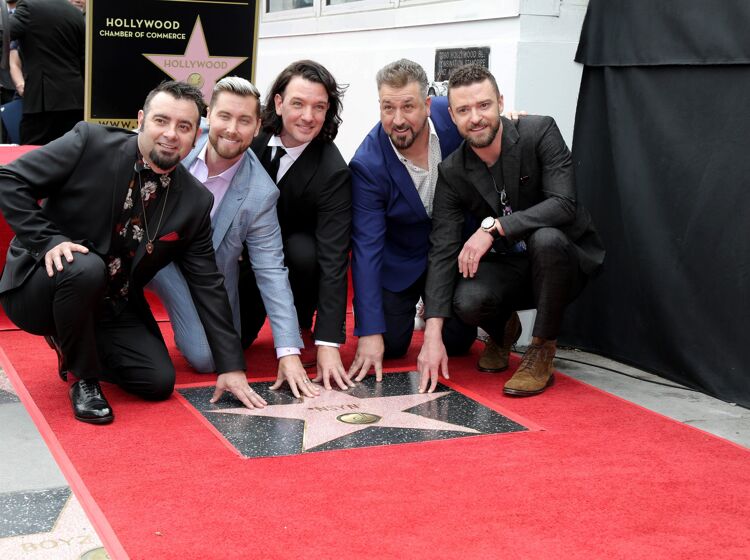 Lance Bass recalls that time someone tried to out him on an *NSYNC shoot