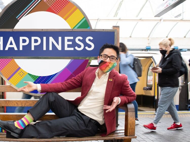 This subway system just erected a bunch of beautiful Pride-related LGBTQ signs