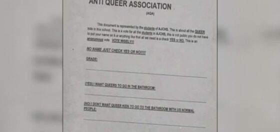 Illinois high school students form “Anti-Queer Association”