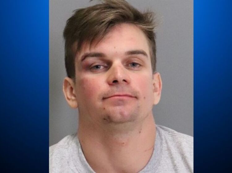 Man arrested for beating couple, police dog in apparent hate crime