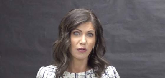 Kristi Noem just took her shadow campaign to be Trump’s running mate to another nauseating level