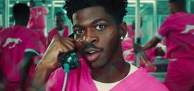 Lil Nas X scores third number one single, goes out to meet fans to say thanks