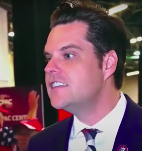 Matt Gaetz’s latest conspiracy theory is even more nuts than usual