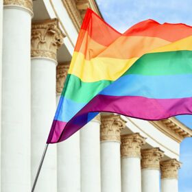 A teen was beaten for carrying the pride flag at school. His classmates support the bully.