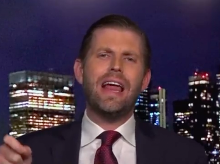 Eric Trump, who stole from kids with cancer, freaks out over Christmas toys stuck on container ships