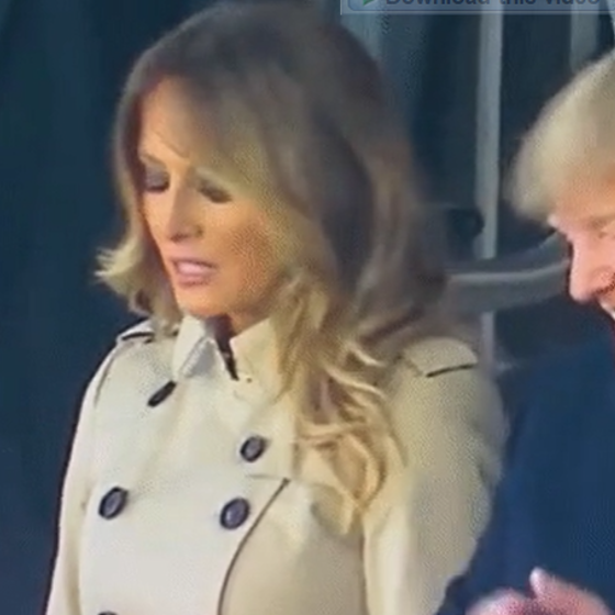 Once again Melania fails to mask her true feelings toward her husband in dramatic eye-rolling video