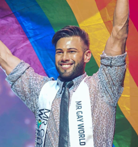 In just one year, Louw Breytenbach went from cleaning houses to being crowned Mr Gay World