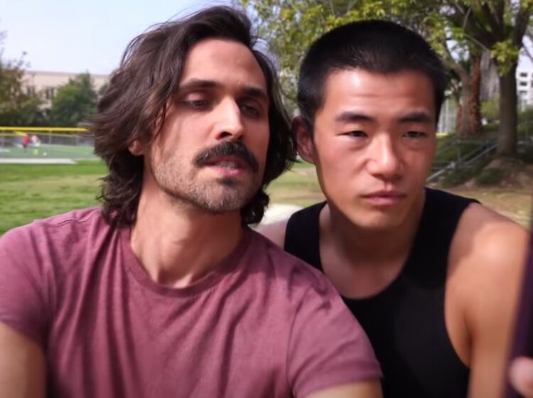Does this video, explaining why gay men don’t smile in photos, have a point?