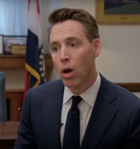 Josh Hawley forges onward with crusade to be voice for marginalized straight white cis men in America