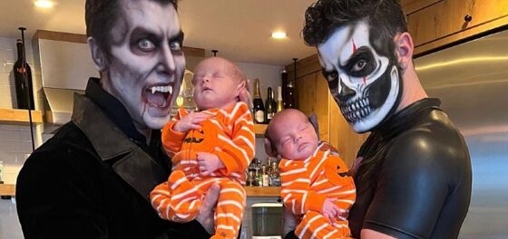 Tom Daley, Lance Bass and other celeb gay dads post their family Halloween pics