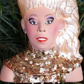 RuPaul is not amused by this unauthorized, holidays decoration