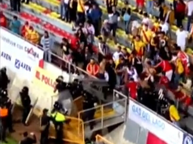 WATCH: Mexican football match erupts in chaos over homophobic chant