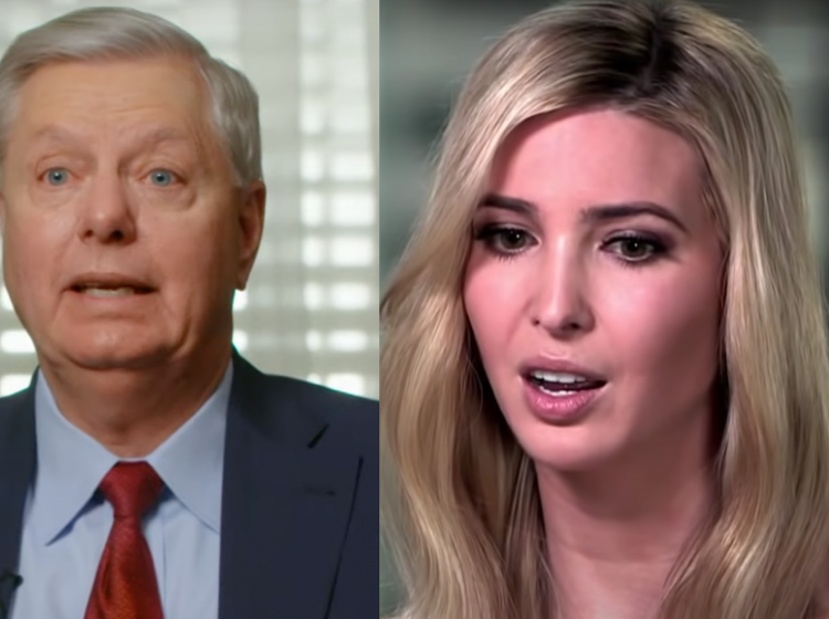 Oops! Lindsey Graham might've just accidentally screwed over Ivanka Trump