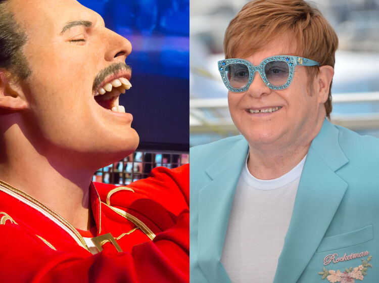 About that time Elton John got a Xmas gift from pal Freddie Mercury, a month after Freddie’s death