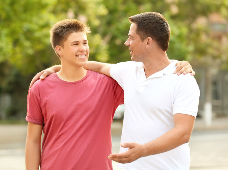 Dad fully accepts gay son after coming-out — under one condition