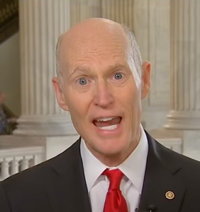 Rick Scott throws a hissy fit on live TV because he says the White House hung up on him