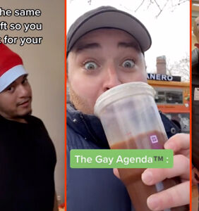 Lip syncing for the gift, a Christmas baby, & iced coffee in the snow