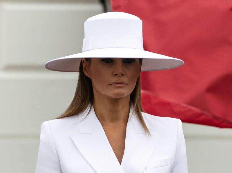 Guess which former first lady just threw major shade at Melania Trump for auctioning off her hat