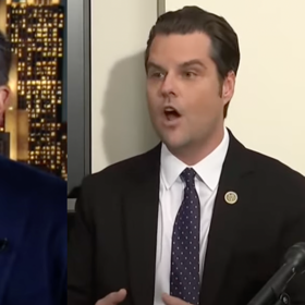 Matt Gaetz inspires nightmarish mental image by telling Ted Cruz to “bend over” at press conference