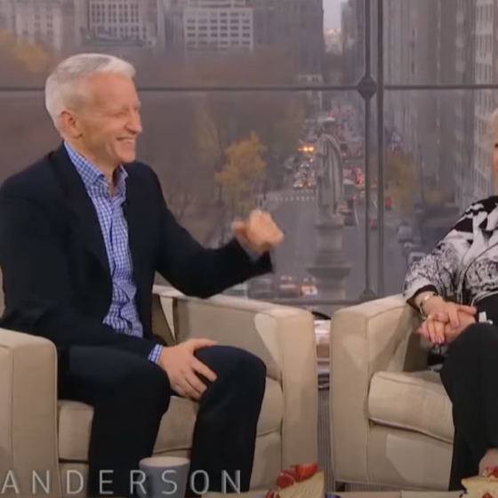 That time Betty White schooled Anderson Cooper when he asked about her love life
