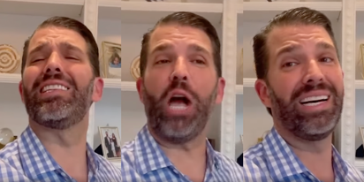 Don Jr. just posted a truly psychotic video and everyone’s thinking the same thing