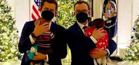 Chasten Buttigieg marks New Year with photo of Pete and their twins at White House