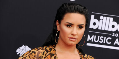 Demi Lovato shows off giant new head tattoo