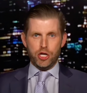 Eric Trump ranting about his vast constitutional expertise on Fox News is truly something else