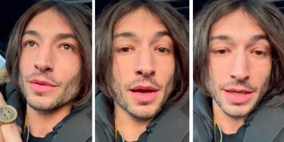 Ezra Miller just posted a very cryptic video