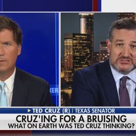 Tucker Carlson spanked Ted Cruz like a bad little boy on live TV