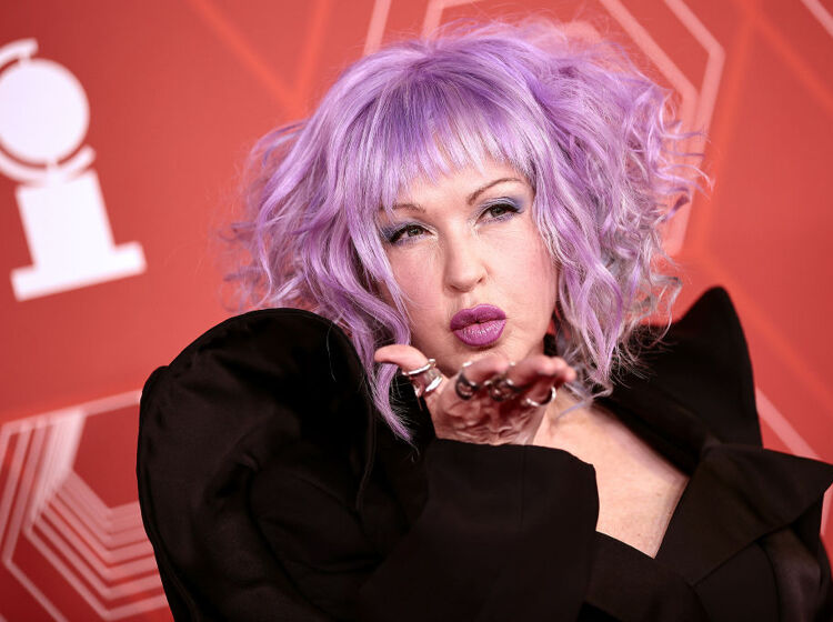 Cyndi Lauper is having a moment on Twitter right now and everyone is crushing hard