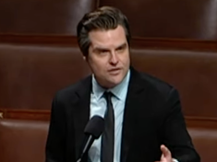 Literally nobody is buying Matt Gaetz’s latest attempt to clean his image