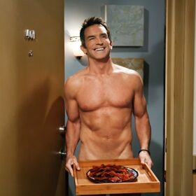 That time Jeff Probst got naked and served a plate of bacon