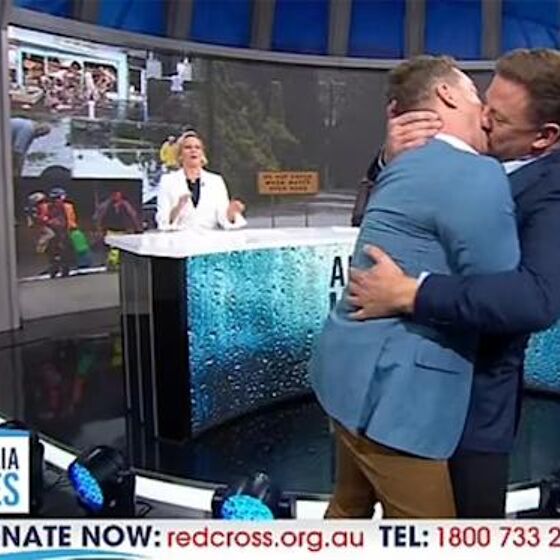 Straight dudes make out on live TV for charity and raise $50,000 instantly
