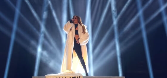 J. Lo went full on drag queen at the iHeartRadio Music Awards last night