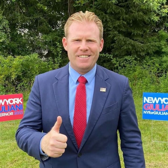 Andrew Giuliani has clearly lost his gubernatorial race but he’s still campaigning for some reason